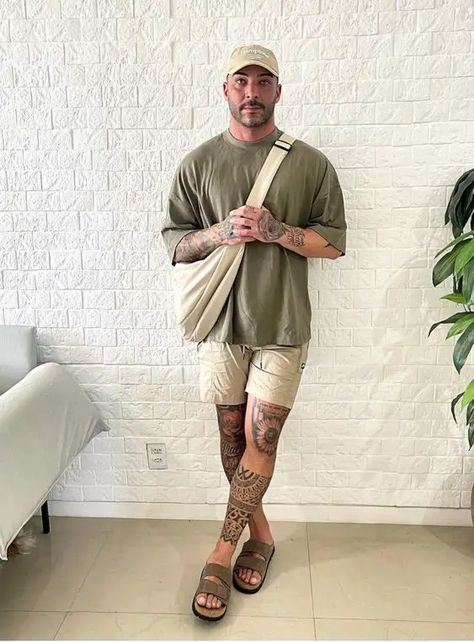 Embrace 2024's Summer with Trendsetting Men's Outfits: Casual to Classy Street Styles Unveiled Desert Outfit Men, Mens Summer Streetwear, Boho Clothing Men, Men's Summer Fashion, Beach Outfit Men, Classy Street Style, Mens Summer Outfits, Mens Casual Outfits Summer, Chic Shirts