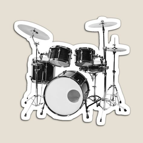 Music Png Icon, Artic Monkeys, Music Stickers, Drum Kit, Black And White Decor, Png Icons, Mini Scrapbook, Drum Kits, Concert Outfit