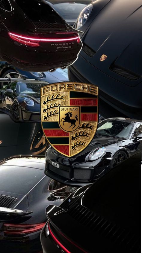 Porsche collage black and mat black Black, Porsche, Cars, Design, Collage, Collage Black, Mat Black