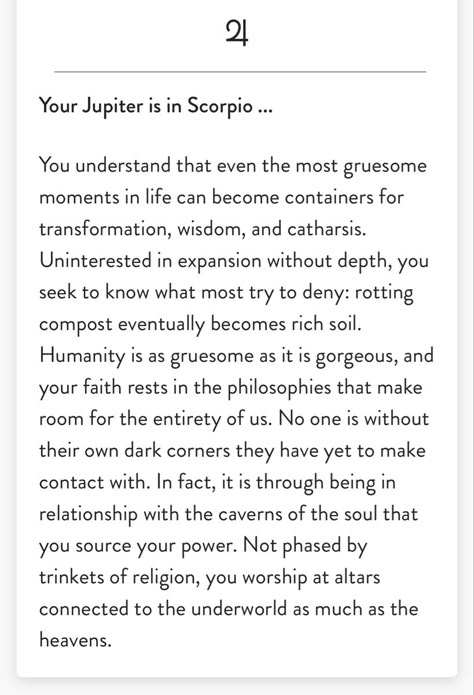 Natal: Jupiter in Scorpio ♏️ Scorpio Jupiter Aesthetic, Scorpio Jupiter, Planetary Aspects, Jupiter In Sagittarius, Jupiter In Scorpio, Jupiter Astrology, Celtic Tree Astrology, Tarot Card Layouts, Natal Chart Astrology