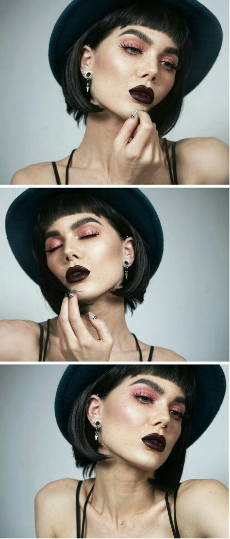 Rocker Makeup Rock Chick, Rock Makeup Rocker Chic, Rocker Chic Makeup, Rocker Makeup, Chocolate Cherries, Rock Makeup, Danessa Myricks, Linda Hallberg, Chic Makeup