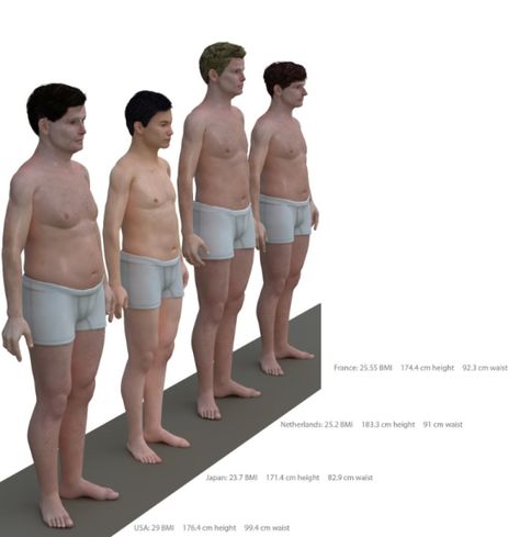 How the Average American Man’s Body Compares to Others Around The World | TIME Male Body Reference, Man Drawing, Average Body, Fat Man, Many Men, Body Reference, Body Image, Men Looks, Emotional Intelligence