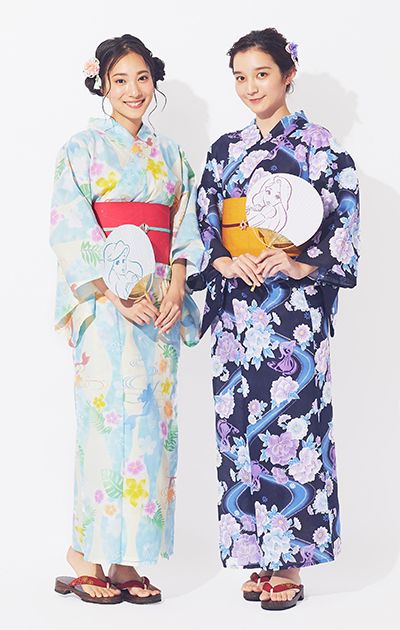 Summer Yukata, Disney Store Japan, Japanese Traditional Clothing, Traditional Japanese Kimono, Yukata Kimono, Kimono Outfit, Fashion Terms, Summer Kimono, Batik Fashion