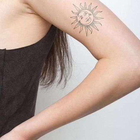 Back Neck Tattoo, Tattoos For Women On Thigh, Samoan Tattoos, Astronomy Tattoo, Tattoo Son, Sun Tattoo Designs, Marquesan Tattoos, Muster Tattoos, Sun Tattoos