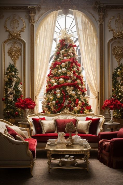 Christmas Vibes Aesthetic, Mansion Christmas, Christmas Core, Christmas Palace, Bohemian Apartment Decor, Bohemian Apartment, Cozy Christmas Living Room, Affordable Christmas Decorations, Green Backsplash