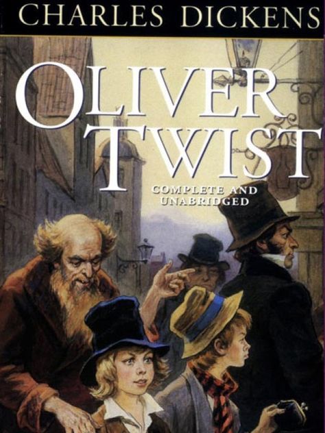 'Oliver Twist' written by Charles Dickens is the story of an orphan who leads a miserable existence till he manages to escape to London where he unknowingly gets involved in unlawful activities. Charles Dickens Books, Old Posters, Little Dorrit, Audio Books Free, Oliver Twist, World Of Books, Charles Dickens, Agatha Christie, Classic Literature