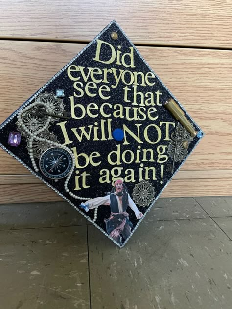 High School Graduation Cap Designs Funny, Grad Cap Ideas For Guys, Percy Jackson Graduation Cap, Grad Cap High School, Nurse Graduation Cap Designs, Cap Decoration Graduation, 2023 Graduation Cap, Graduation Things, Disney Graduation Cap