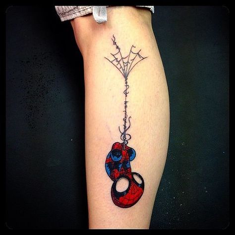 Spider-Man Spiderman Tattoo, Spiderman Web, Man Tattoo, Web Tattoo, Marvel Tattoos, Geek Tattoo, Disney Tattoos, Fake Tattoos, Love Tattoos