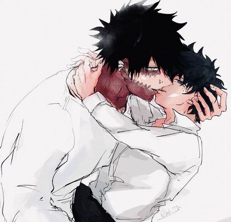 Dabi And Deku, Deku X Dabi, Dabi X Deku, Dabi Deku, Deku Harem, Villain Deku, Anime Villians, Mha Ships, Anime Memes Funny