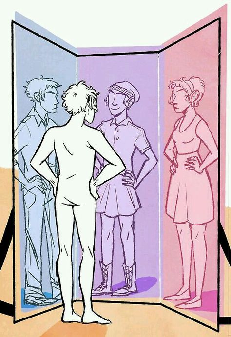 Genderfluidity Genderfluid Aesthetic, Saga Comic, What Is Gender, Genderfluid Pride, Lgbt Equality, Figure Reference, Lgbt Art, Queer Art, Identity Art