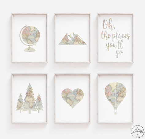 Travel Theme Bedroom, Travel Themed Bedroom, Dorm Prints, Explorer Nursery, Adventure Theme Nursery, Map Nursery, Travel Theme Nursery, Travel Nursery, Travel Baby Showers