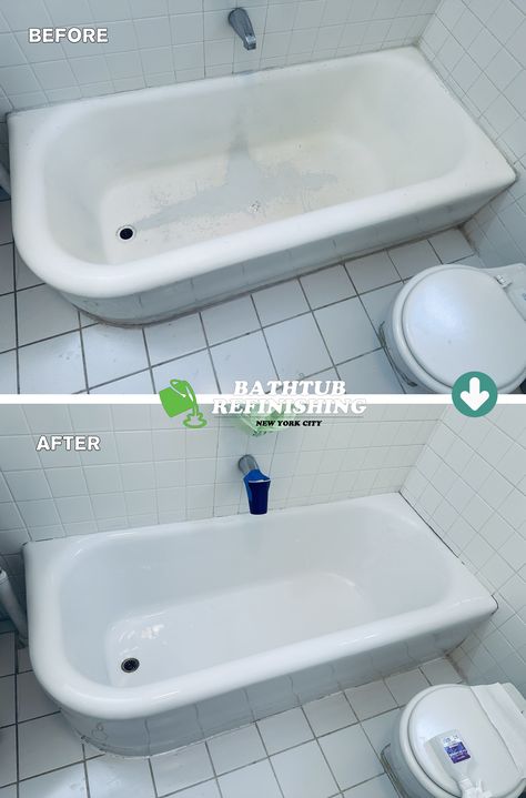 Restoring Peeling Glaze on Bathtub - In Just 1 (One) Day Refinishing Cast Iron Tub, Cast Iron Tub Refinish, Tub Refinishing, Bathtub Liners, Reglaze Bathtub, Old Bathtub, Cast Iron Bathtub, Refinish Bathtub, Cast Iron Tub