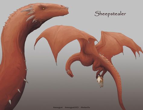 SHEEPSTEALER! Fifteenth day of Smaugust. Sheepstealer was the third of the wild dragons that inhabited Dragonstone during the Dance of… | Instagram Dance Of The Dragons, Got Dragon, Dragon Anatomy, Rider Art, Animal Ideas, Game Of Thrones Dragons, Got Dragons, Beast Creature, Dragon Artwork Fantasy