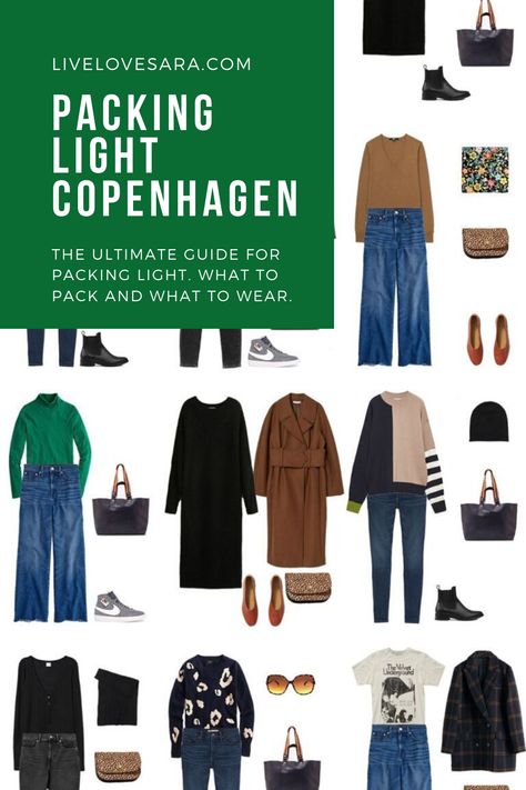 Copenhagen Packing List, What To Wear In Copenhagen, Sweden Street Style, Sweden Outfit, Scandinavian Fashion Women, Travel Capsule Wardrobe Spring, Copenhagen Outfit, Spring Packing List, Packing List Spring