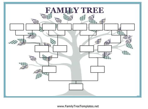 Fill out, print and use this and thousands of other free templates at templateroller.com. Family Tree Craft For Kids, Family Tree Template For Kids, Family Tree Ideas, Blank Family Tree Template, Free Family Tree Template, Blank Family Tree, Family Tree Craft, Genealogy Organization, Tree Template