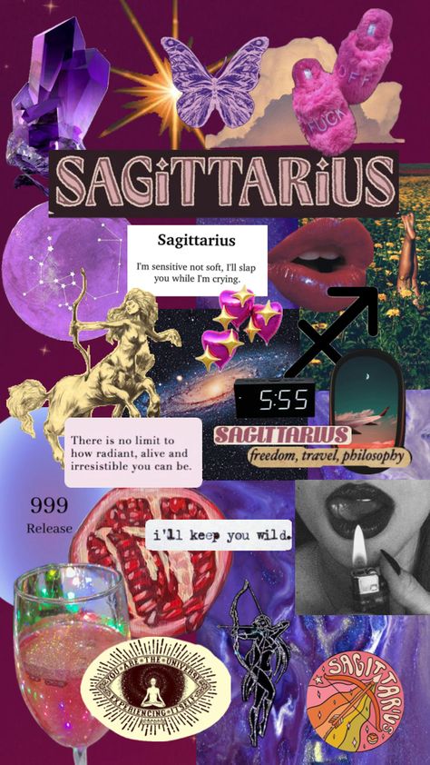 #sagittarius #sagittariusaesthetic #zodiac #astrology #vibes #art Sagittarius Collage Wallpaper, Mercury In Sagittarius Woman, Saggitarius Moodboard, Sag Venus Aesthetic, Sagittarius Color Palette, Saggitarius Wallpapers, Sagittarius Mood Board, Zodiac Astethic, Sagittarius Moon Aesthetic