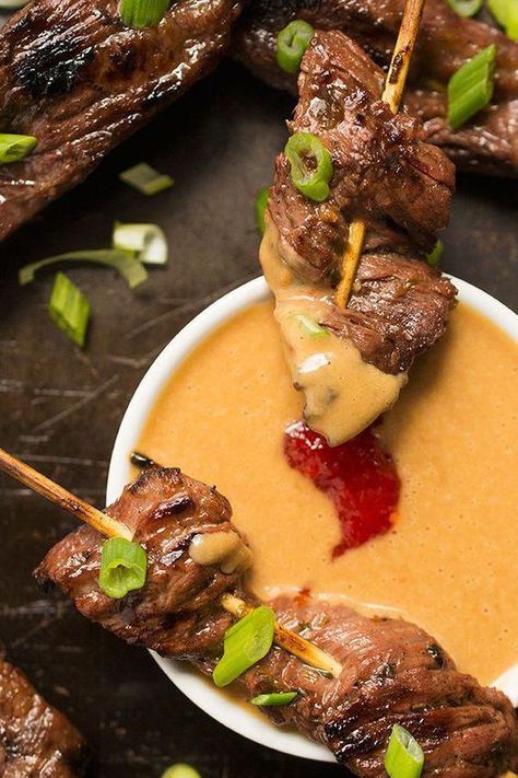 Stew Crock Pot Recipes, Crock Pot Recipes Beef, Recipes For Dinner Beef, Beef Stew Crock Pot, Satay Beef, Beef Stew Crock, Satay Skewers, Steak Skewers, Beef Satay