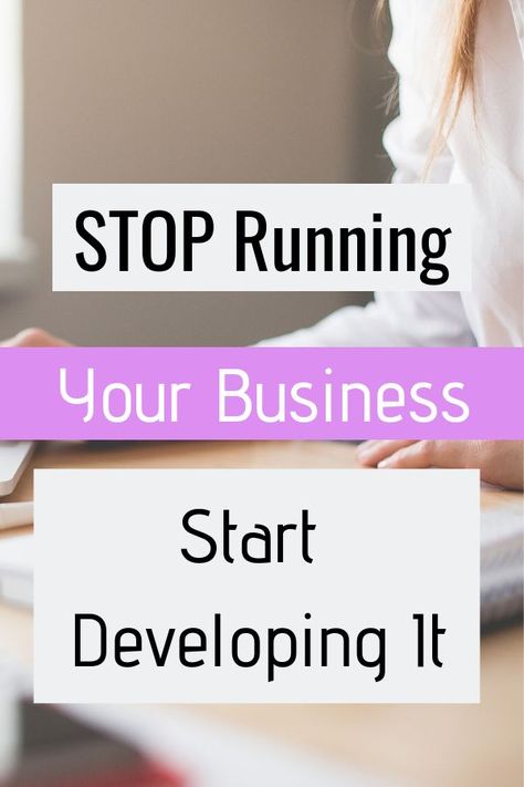 Stop running your business and start developing it.  Business advice for small business owners.  #BusinessTip Business Development Ideas, Business Meme, Online Marketing Quotes, Startup Tips, Airbnb Promotion, Bulk Email, Running A Business, Online Selling, Branding Business