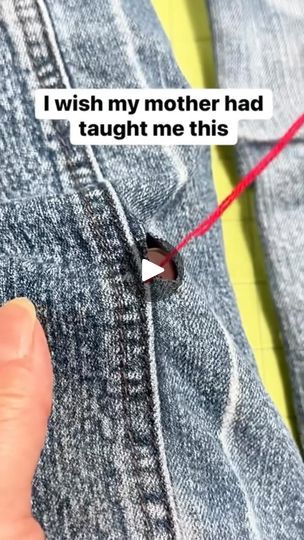 Sewing, Fashion Sewing, Sewing Tips, Jeans Stitch, Stitch Jeans, Invisible Stitch, Sewing Hacks, To Create, Audio