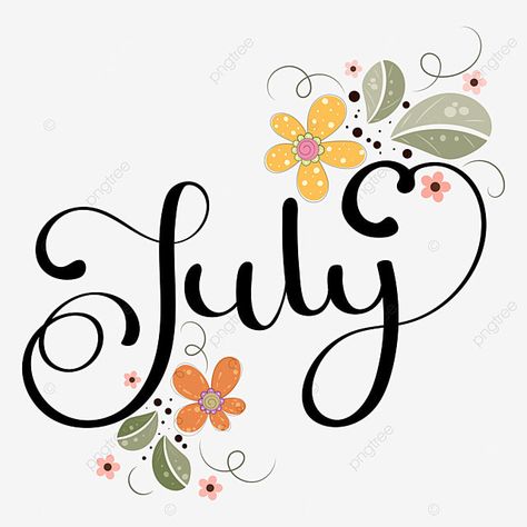 Embroidery Months Of The Year, Hello June Month, June Clipart, June Month, Cute Small Drawings, Arts Month, Calendar Vector, Hello June, Vision Board Pictures