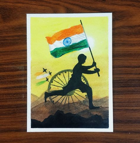 Patriotism Drawing Competition, Independence Day Sketch Pencil, Veer Gatha Drawing, Chandrayan 3 Poster Drawing, Patriotism Drawing, Patriotic Drawings, Happy Independence Day Drawing, Independent Day Drawing, 26 January Drawing