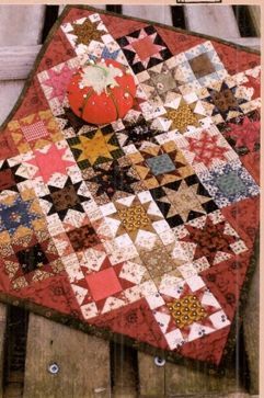 Mini Patchwork, Doll Quilts, Primitive Quilts, Country Quilts, Miniature Quilts, Traditional Quilts, Doll Quilt, Quilted Table, Star Quilts