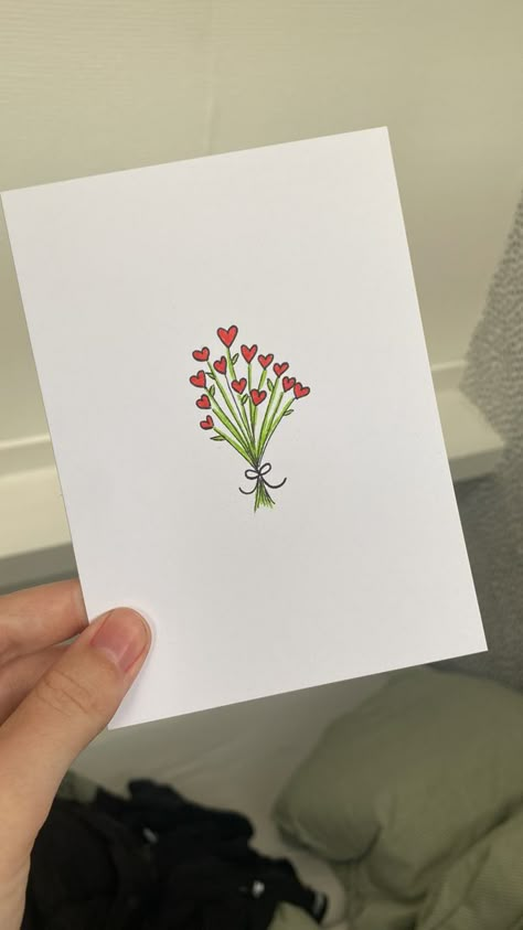 Diy Cards For Boyfriend, Cute Valentines Card, Birthday Card Drawing, Birthday Cards For Boyfriend, Bf Gifts, Creative Gifts For Boyfriend, Cards For Boyfriend, Diy Gifts For Him