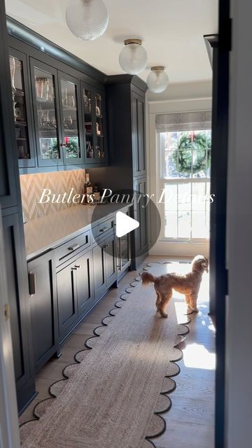 Allison Roman | Home Decor | Style | Lifestyle on Instagram: "More details of our butlers pantry Which feature would you use the most? Is there anything else you want to see more of in here?" Butlers Pantry Doorway, Navy Butlers Pantry, Butlers Pantry With Refrigerator, Turning Dining Room Into Butlers Pantry, Scullery Ideas Layout Butler Pantry, Open Butlers Pantry, Butlers Pantry Ideas Layout With Sink, Hidden Butlers Pantry Walk In, Pantry With Cabinets And Counter