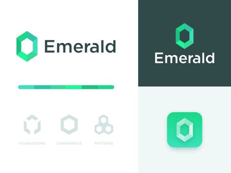 Emerald logo by Alex Lauderdale | Dribbble | Dribbble Emerald Logo, Jewelry Logo Ideas, Gem Logo, Green Logo Design, Jewelry Logo, Green Logo, Color Inspo, Jobs Hiring, Saint Charles