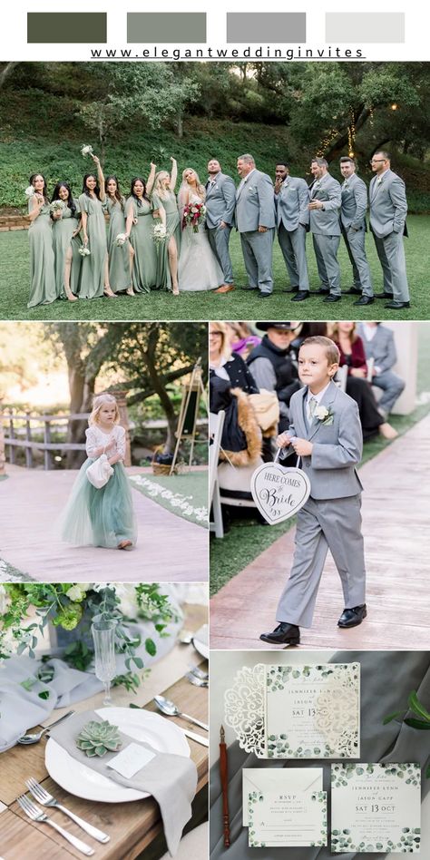 Sage Green And Grey Wedding Theme, Sage Green Grey Wedding, Lavender And Sage Green Wedding, Sage Green And Grey Wedding, Sage And Grey Wedding, Lilac And Sage Wedding, Sage And Lavender Wedding, Sage Green And Lavender Wedding, Green Grey Wedding