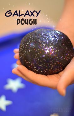 Galaxy Play Dough, Diy Galaxie, Galaxy Projects, Space Preschool, Space Crafts For Kids, Space Unit, Diy Galaxy, Outer Space Theme, No Cook