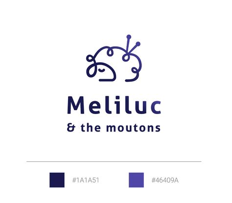 Meliluc - logo for knit blog on Behance Knit Logo Design, Knitting Icon, Yarn Logo Design, Knitting Logo Design, Knitting Logo, Crochet Logo, Create A Business Logo, Sheep Logo, Knitting Gloves Pattern