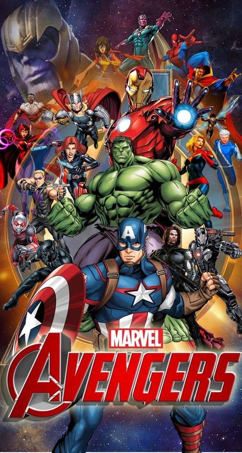 Avengers Iphone Wallpaper, Avengers Earth's Mightiest Heroes, Marvel Phone Wallpaper, Avengers Cartoon, Avengers Poster, Marvel Avengers Assemble, Avengers Characters, Avengers Art, Avengers Birthday