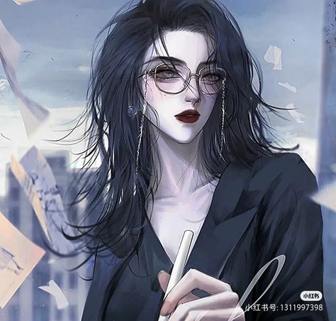 Persona Anime, Queen Anime, Girls With Black Hair, Cool Anime Backgrounds, Gothic Anime, Cool Anime Wallpapers, Korean Art, Anime People, Cute Couple Art