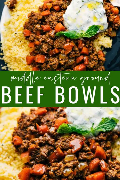 Carrots Ground Beef, Orange Ground Beef, Risotto With Ground Beef, Essen, Couscous, Dinner Ideas With Hummus, Couscous And Beef Recipes, Hamburger Couscous Recipes, Couscous Ground Beef