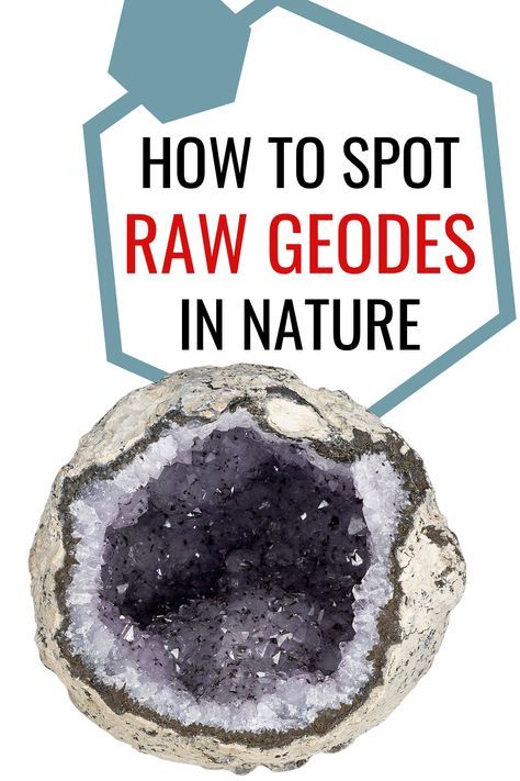 The world is filled with hidden gems, and you could be walking past them every day! This guide dives into how to spot raw gemstones and rocks, including the elusive geode. From the initial search to identification and how to break them open, you'll have everything you need to start discovering nature's treasures on your own. With this knowledge, your next outdoor adventure could lead you to uncover raw gemstones right under your feet.

Geode provided by Weinrich Minerals How To Clean Rocks And Minerals, Rock Identification Chart, Empath Crystals, Rock Identification Pictures, Rock Tumbler Diy, Crystal Hunting, How To Polish Rocks, Gem Hunting, Raw Gemstones Rocks