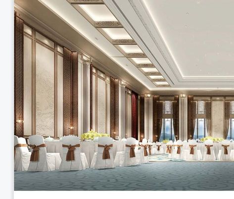 Hotel Ballroom Interior Design, Modern Ballroom Design, Banquet Hall Design Interiors Luxury, Banquet Hall Design Interiors, Banquet Hall Design, Ballroom Interior, Luxury Ballroom, Ballroom Design, Marriage Hall