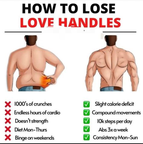 How to Lose Love handles Losing Love Handles Workout, Men Love Handles Workout, Losing Love Handles, Love Handles Workout For Men, Love Handle Workout For Men, Loose Love Handles, Handle Workout, Back Workout Men, Get Rid Of Love Handles