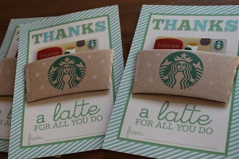 28 Pun-Tastic Teacher Gifts. School Improvement, Teachers Appreciation, Thanks A Latte, Volunteer Gifts, Campaign Planning, Volunteer Appreciation, Starbucks Gift, Staff Appreciation, Crafty Gifts