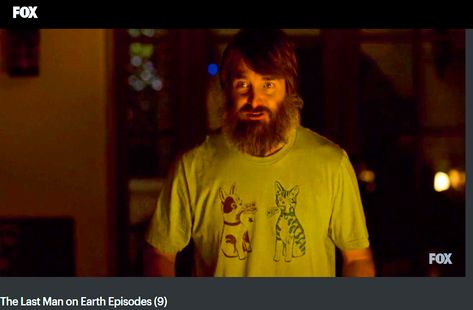 The Last Man On Earth / nice T-shirt / Bark-Meow Last Man On Earth, The Last Man On Earth, Last Man, On Earth, Cool T Shirts, Fox, Graphic Tshirt, Mens Graphic Tshirt, Mens Tshirts