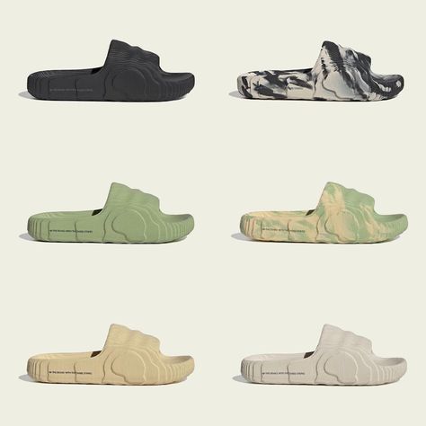 Adilette Slides Outfit, Yeezy Streetwear, Grey Magic, Mens Aesthetic, Luxury Slides, Slides Outfit, Sandals Luxury, Men Slides, Streetwear Shoes