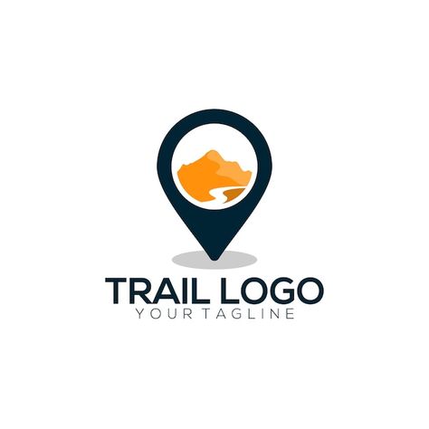 Trail logo | Premium Vector #Freepik #vector #mountain-logo #hill-logo #mountain #outdoor-logo Logos, Hiking Logo Design, Trail Logo, Hiking Logo, Hill Logo, Vector Mountain, Outdoor Logo, Tourism Logo, Road Logo