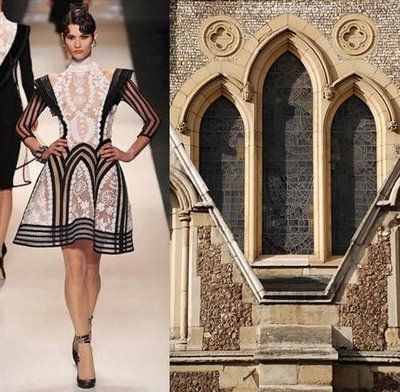 Jean Paul Gaultier : Couture s/s 2009 | Cool Chic Style Fashion Fashion Inspired By Architecture, Architecture Textiles, Architecture Inspired Fashion, Architecture Fashion Design, Tac Mahal, Architect Fashion, Mood Board Fashion Inspiration, Gaultier Couture, Architectural Fashion