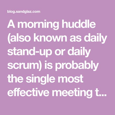 Team Meeting Ideas, Work Team Building Activities, Team Huddle, Work Team Building, Business Folder, Effective Meetings, Plan Your Week, Coach Of The Year, Work Meeting