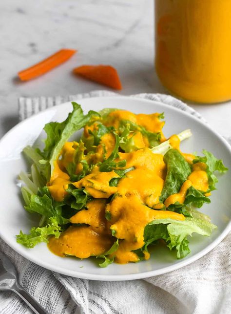 Carrot Ginger Dressing | Eat Well Enjoy Life Japanese Carrot Ginger Dressing, Carrot Ginger Dressing, Ginger Dress, Ginger Dressing, Carrot And Ginger, Eat Well, Health Nutrition, Health And Nutrition, Enjoy Life