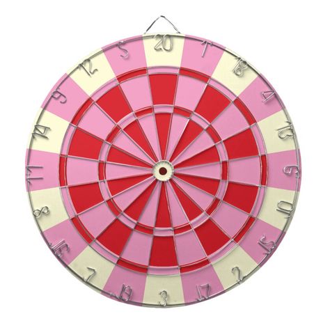 Vintage Pink And Red Dartboard With Darts Custom Dart Board, Dart Board, Bar Ideas, Pink And Red, Dream House Decor, My New Room, New Room, Dream Room, Summer House