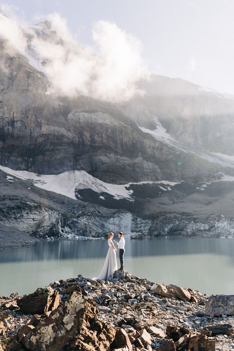 Swiss Alps Getaway Wedding, Mountains Photo, Mountain Photos, Places To Get Married, Wedding Costs, Elopement Locations, Swiss Alps, Big Wedding, Destination Elopement