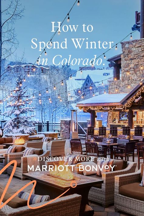 Pack your favorite parka for a quintessential winter travel experience in Colorado with Marriott Bonvoy®. Denver offers a flurry of seasonal activities, like downtown ice skating and craft beer festivals. Just outside the city, Winter Park is the perfect spot for an afternoon ski trip with slopes for all skill levels. Nature, Winter In Colorado, Denver Winter, Seasonal Activities, Movie Locations, Marriott Bonvoy, Dream Vacations Destinations, Fun Places To Go, Colorado Travel