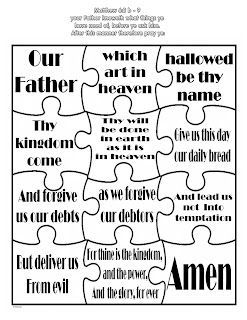 The Lord's Prayer Craft, Lords Prayer Crafts, Prayer Crafts, Bulletin Ideas, Children Bible, Bible Crafts Sunday School, Kids Sunday School Lessons, Our Father Prayer, Children Church