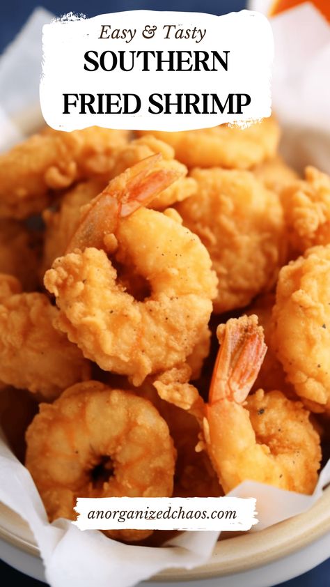 Deep Fry Shrimp, Air Frying Shrimp, Best Fried Shrimp Batter, How To Cook Shrimp In A Pan, Batter Shrimp Recipes, Cajun Fried Shrimp Recipes, Buttered Shrimp Recipe Garlic Filipino, Cornmeal Fried Shrimp, Fried Shrimp Appetizers